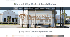 Desktop Screenshot of diamondridgehealthandrehab.com